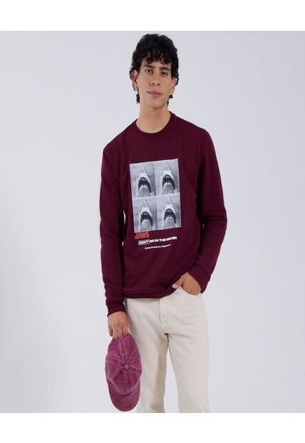 Buzo Con Estampado De Tiburon  Para Hombre #60060312 Ostu