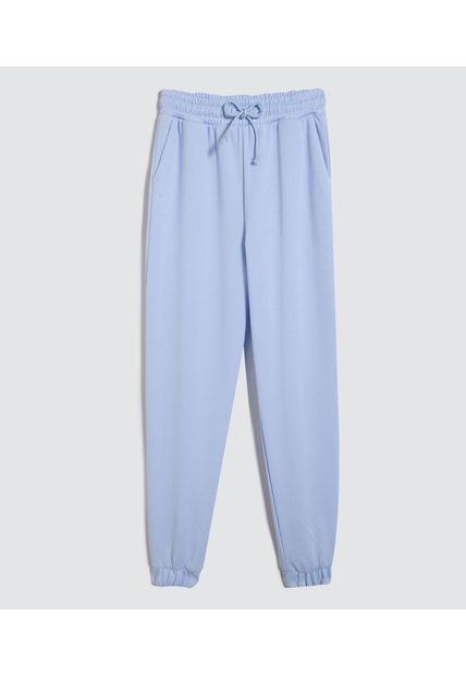Pantalon Para Mujer Jogger Color Celeste Marca Ostu #40070609