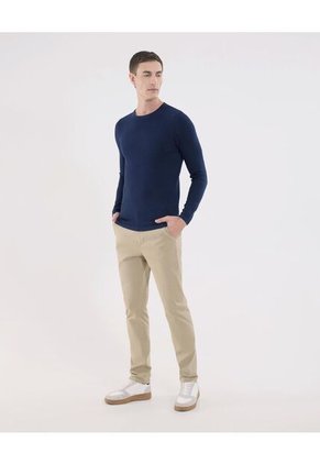 Saco Para Hombre Cuello Redondo Color Azul  Marca Ostu #60330033