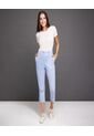 Pantalon Para Mujer Capri Color Azul  Marca Ostu #40070347 de Ostu
