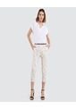 Pantalon Para Mujer Capri Color Beige Marca Ostu #40070373 de Ostu