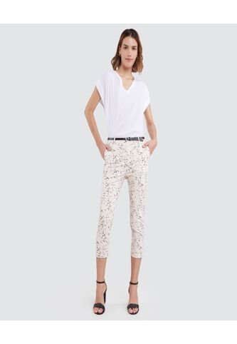 Pantalon Para Mujer Capri Color Beige Marca Ostu #40070373 Ostu