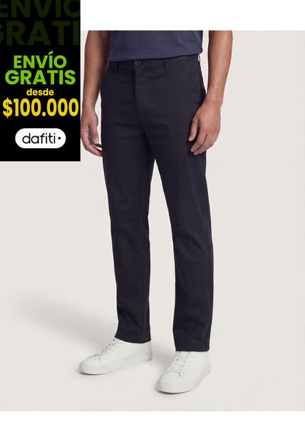 Pantalón  Para Hombre Chino Color Negro Marca Ostu #60070564