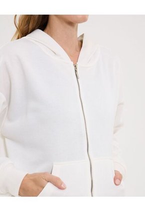 Buzo Para Mujer Zipper Color Marfil Marca Ostu #40060478