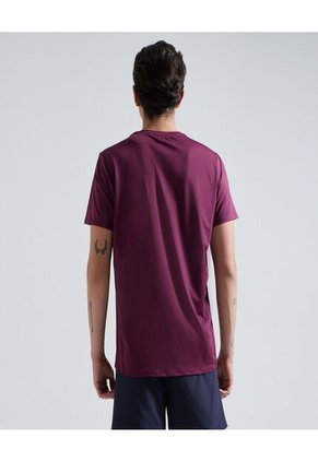 Camiseta Para Hombre Manga Corta Color Vino Marca Ostu #60091060
