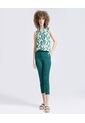 Pantalon Para Mujer Capri Color Verde  Marca Ostu #40070460 de Ostu