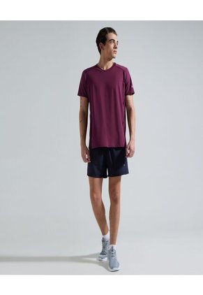 Camiseta Para Hombre Manga Corta Color Vino Marca Ostu #60091060