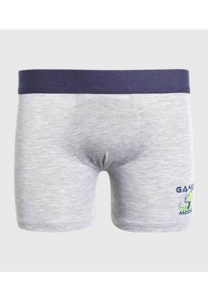 Boxer Infantil Niño Filete Medio Color Gris Marca Ostu #80000095