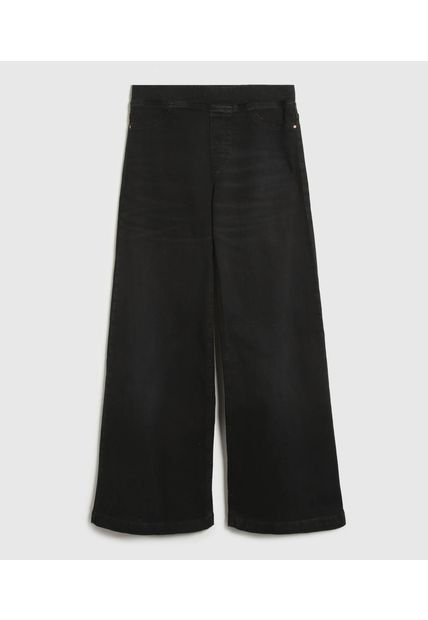 Jean Para Mujer Wide-Leg Color Negro Marca Ostu #40160585
