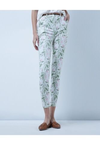 Pantalon Para Mujer Chino Color Verde  Marca Ostu #40070553 Ostu