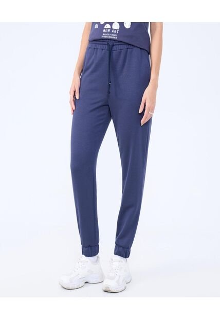Pantalon Para Mujer Jogger Color Azul Oscuro Marca Ostu #40070716
