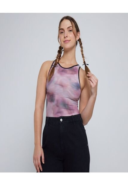 Body Para Mujer Manga Sisa Color Rosa Marca Ostu #40200131