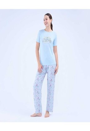 Pantalon Para Mujer  Color Azul  Marca Ostu #40070730