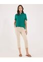 Pantalon Para Mujer Capri Color Beige Marca Ostu #40070771 de Ostu