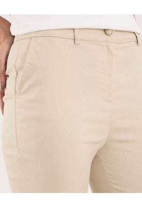 Pantalon Para Mujer Capri Color Beige Marca Ostu #40070771