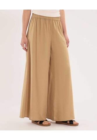 Pantalón Para Mujer Moda Color Camel Marca Ostu #40070853 Ostu
