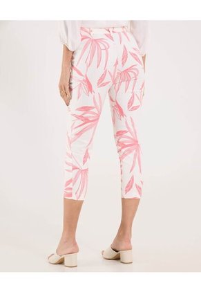 Pantalon Para Mujer Capri Color Coral Marca Ostu #40070774