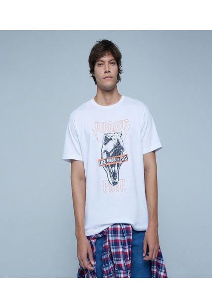 Camiseta Para Hombre Manga Corta Color Gris  Marca Ostu #60091239