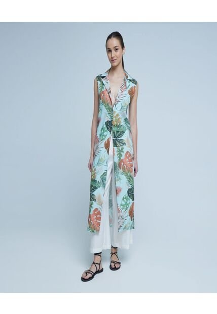 Chaqueta Para Mujer Kimono Color Verde  Marca Ostu #40080213