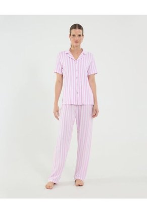Pantalón Para Mujer Multiusos Plano Color Rosa Marca Ostu #40070820