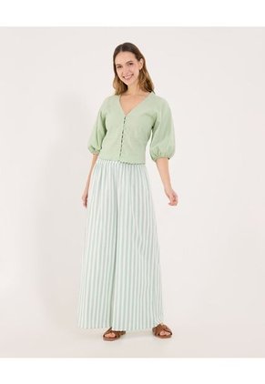 Pantalón Para Mujer Moda Color Verde Marca Ostu #40070854