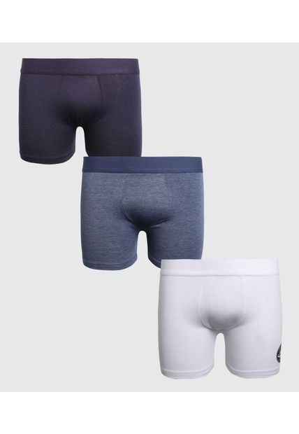 Boxer Infantil Niño Filete Medio Color Azul Marca Ostu #80000096