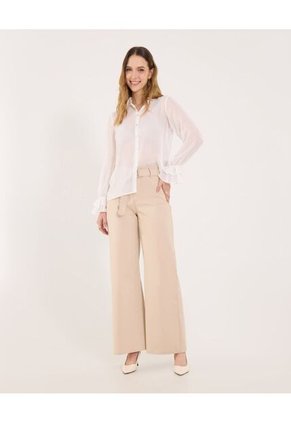 Pantalón Para Mujer Moda Color Piel Marca Ostu #40070845