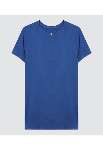 Camiseta Para Mujer Manga Corta Color Azul  Marca Ostu #40092099
