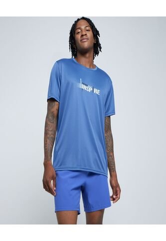 Camiseta Para Hombre Manga Corta Color Azul  Marca Ostu #60091291 Ostu