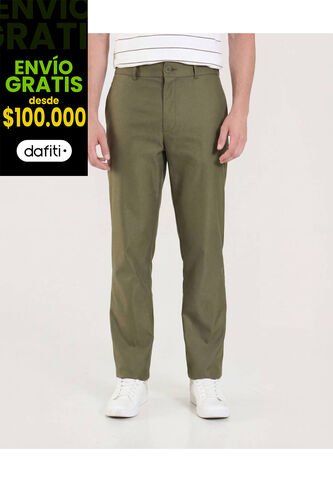 Pantalón  Para Hombre Moda Color Verde Marca Ostu #60070572 Ostu