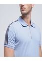 Polo Para Hombre Cuello Tejido Sin Bolsillo Color Azul  Marca Ostu #60110668 de Ostu