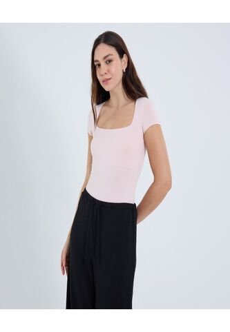 Body Para Mujer Manga Corta Color Rosa Marca Ostu #40200176 Ostu