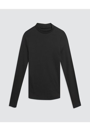 Camiseta Para Mujer Manga Larga Color Negro Marca Ostu #40091502