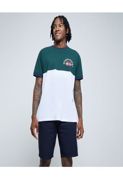 Camiseta Para Hombre Manga Corta Color Verde  Marca Ostu #60091318