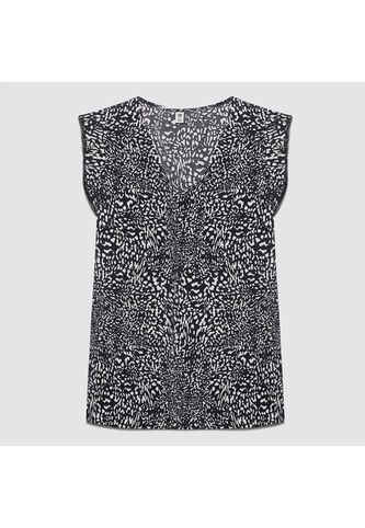 Blusa Para Mujer Manga Sisa Color Negro Marca Ostu #40120936 Ostu