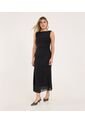 Vestido Para Mujer M/Sisa Medio Color Negro Marca Ostu #40170348 de Ostu