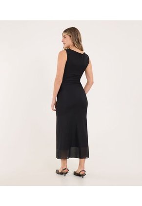 Vestido Para Mujer M/Sisa Medio Color Negro Marca Ostu #40170348