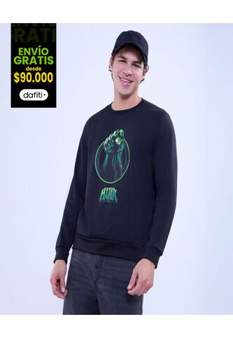 Buzo Estampado De Hulk  Para Hombre #60060481 Ostu Ostu