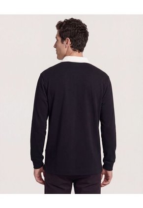 Buzo Para Hombre Cuello V Color Negro Marca Ostu #60060614
