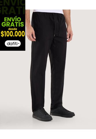 Pantalón Para Hombre Jogger Color Negro Marca Ostu #60070484 Ostu