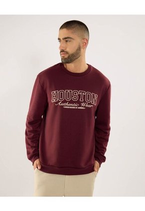 Buzo Para Hombre Cuello Redondo Color Vino Marca Ostu #60060558