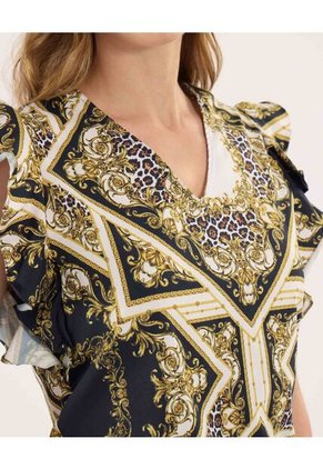 Blusa Para Mujer Manga Sisa Color Blanco Marca Ostu #40120489