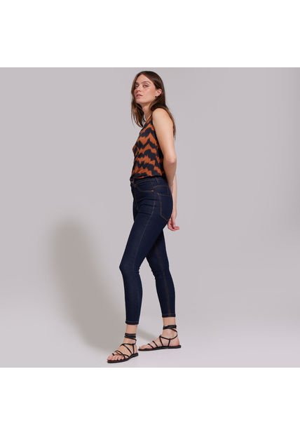 Jean Para Mujer Push Up Color Azul  Marca Ostu #40160309