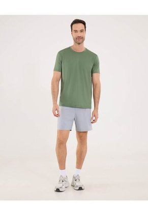 Camiseta Para Hombre Manga Corta Cuello Redondo Color Verde Marca Ostu #60091715