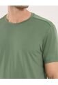 Camiseta Para Hombre Manga Corta Cuello Redondo Color Verde Marca Ostu #60091715 de Ostu