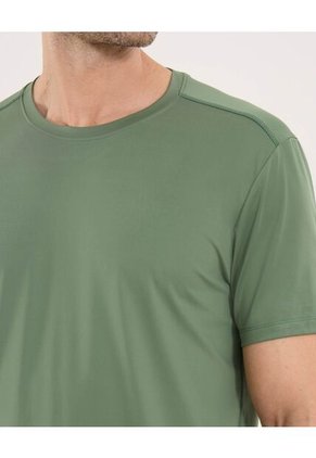 Camiseta Para Hombre Manga Corta Cuello Redondo Color Verde Marca Ostu #60091715