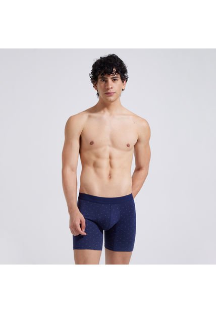 Boxer Hombre Ostu Filete Azul Poliéster 60000361-5151