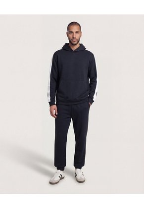 Buzo  Para Hombre Hoodie Color Negro Marca Ostu #60060592