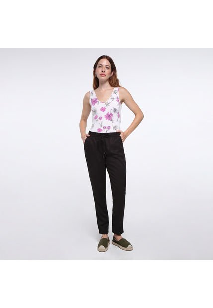 Jogger Mujer Ostu  Negro Viscosa