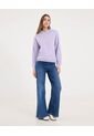 Buzo Para Mujer Hoodie Color Lila Marca Ostu #40060503 de Ostu